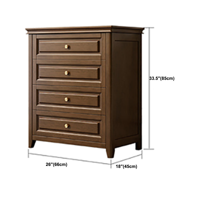 Traditional Dresser Solid Wood Storage Chest with 4/6/7 Drawers