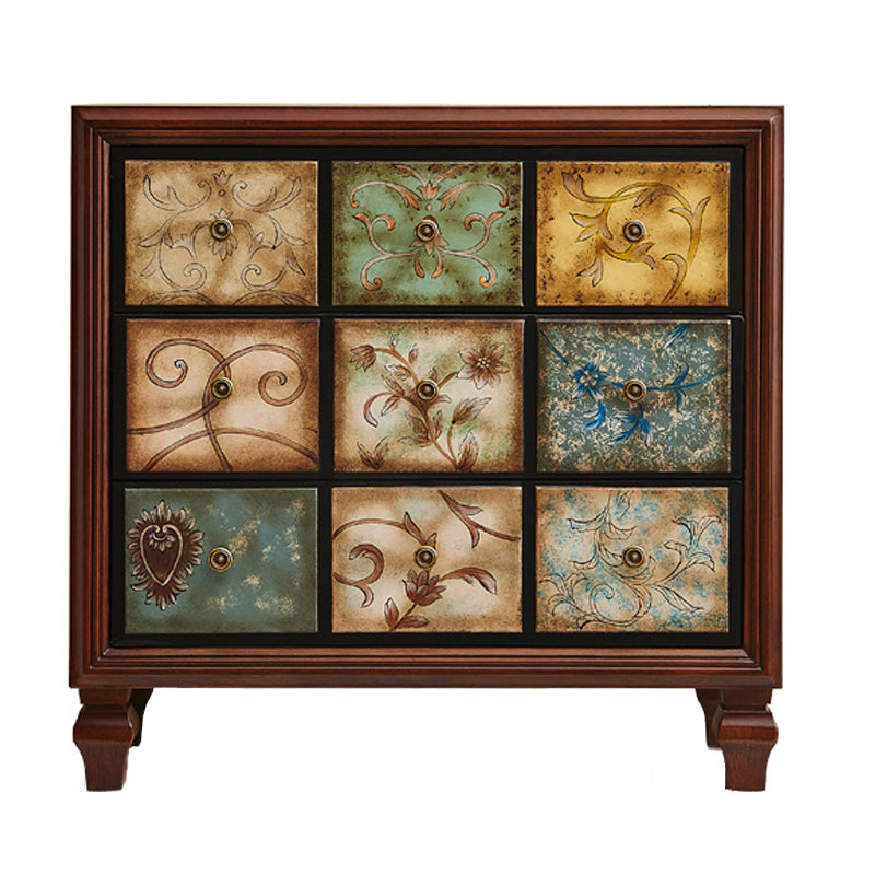 16.38-inch W Dresser American Traditional Solid Wood Storage Chest