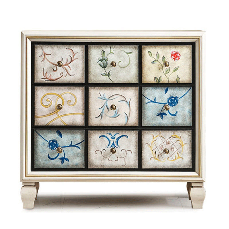 16.38-inch W Dresser American Traditional Solid Wood Storage Chest