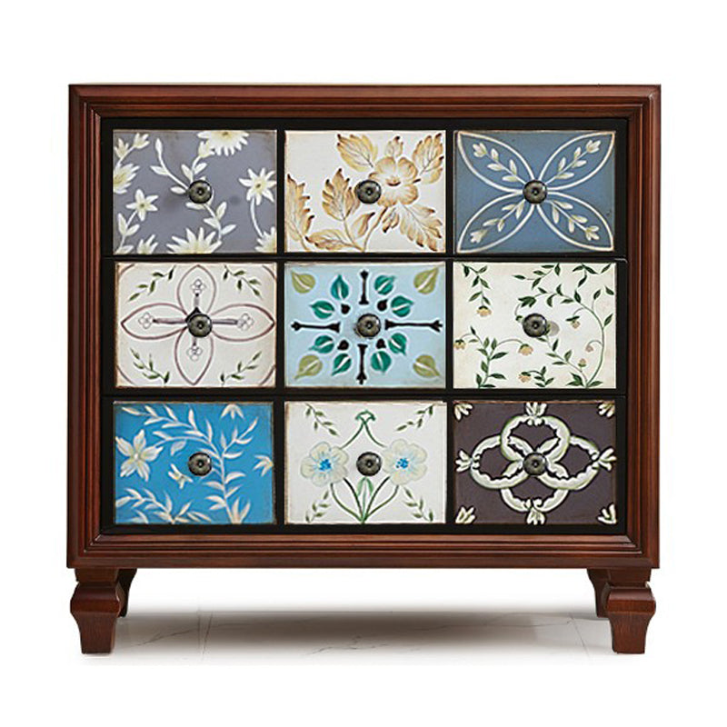 16.38-inch W Dresser American Traditional Solid Wood Storage Chest