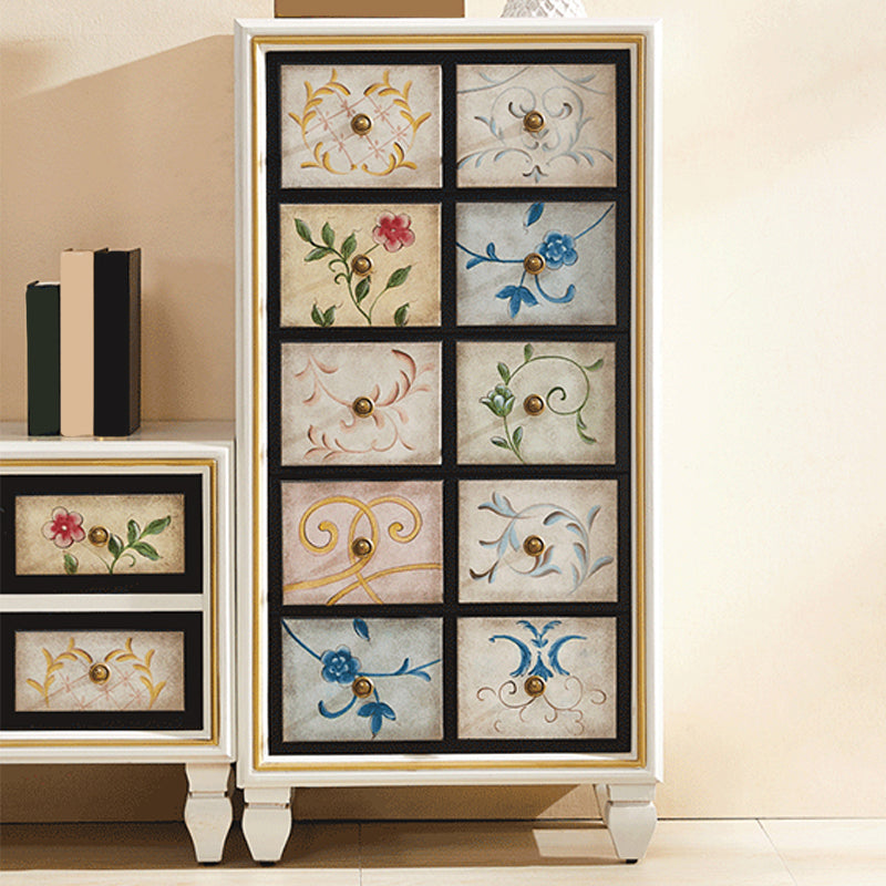 16.38-inch W Dresser American Traditional Solid Wood Storage Chest