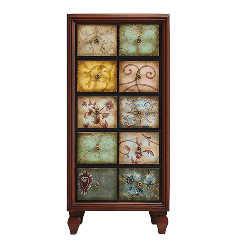 16.38-inch W Dresser American Traditional Solid Wood Storage Chest