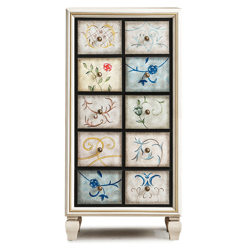 16.38-inch W Dresser American Traditional Solid Wood Storage Chest