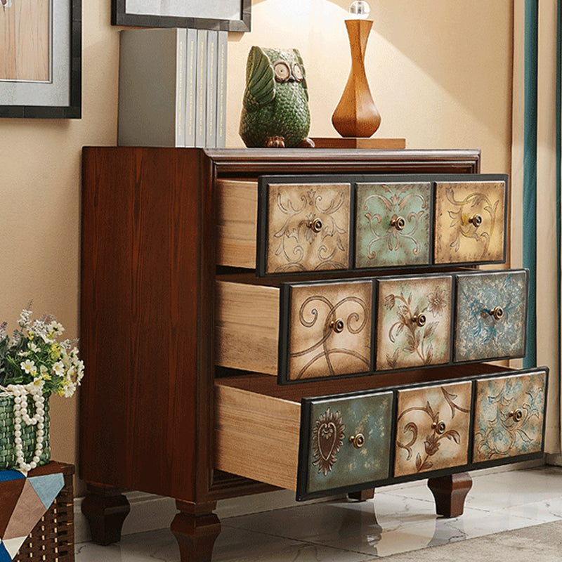 16.38-inch W Dresser American Traditional Solid Wood Storage Chest