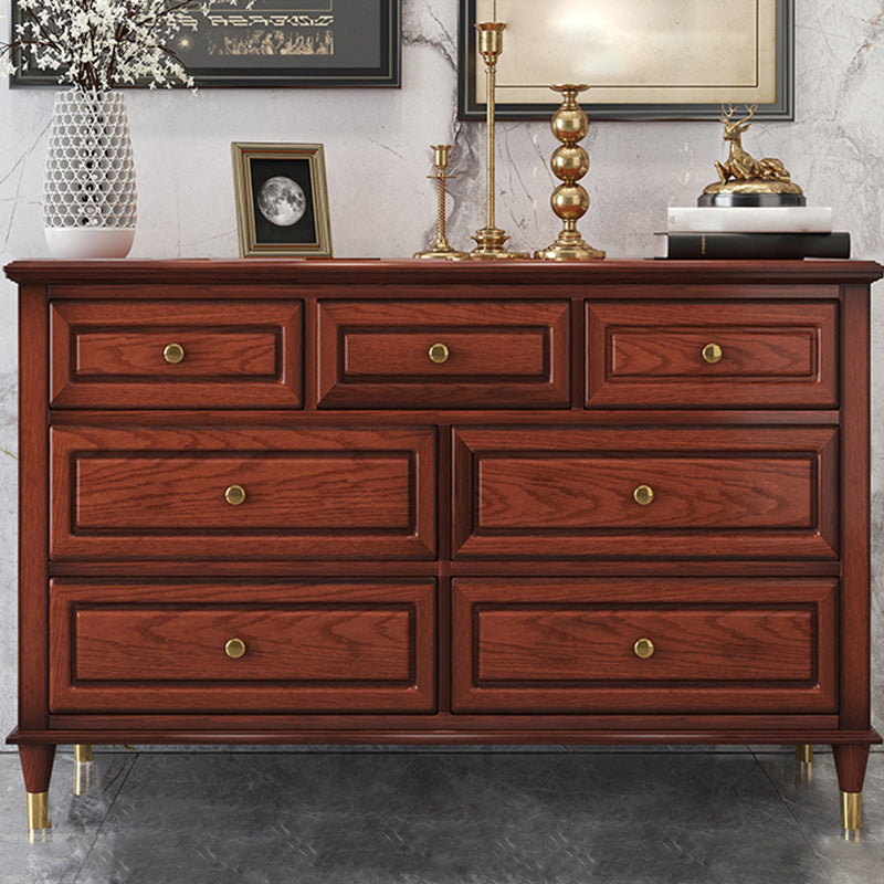 Glam Horizontal Storage Chest 16.2" Wide Bedroom Wooden Chest with Drawers