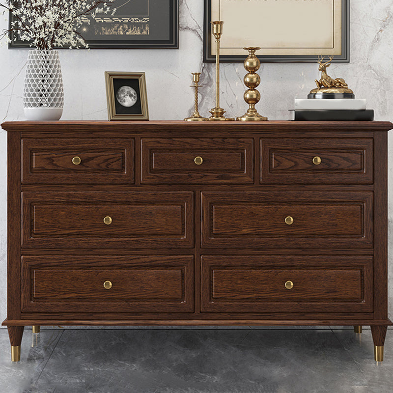 Glam Horizontal Storage Chest 16.2" Wide Bedroom Wooden Chest with Drawers