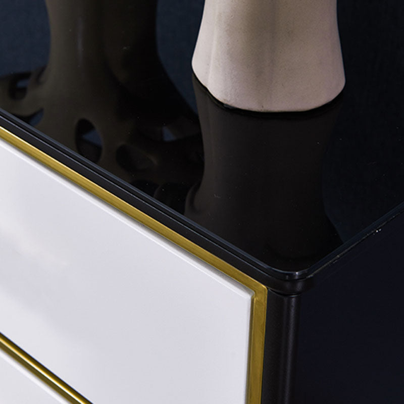 15.6-inch W Glam Dresser Manufactured Wood Storage Chest with 2/3/4/5 Drawers