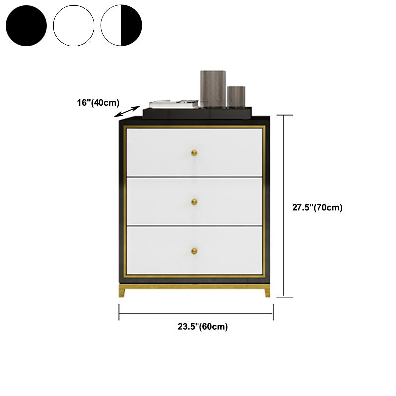 15.6-inch W Glam Dresser Manufactured Wood Storage Chest with 2/3/4/5 Drawers
