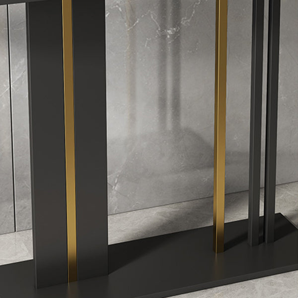 11.8" W Slate Console Stain Resistant Contemporary Console Table