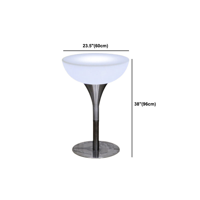 Polyethylene Round Table Industrial Style Restaurant Nightclub Lighting Bar Table