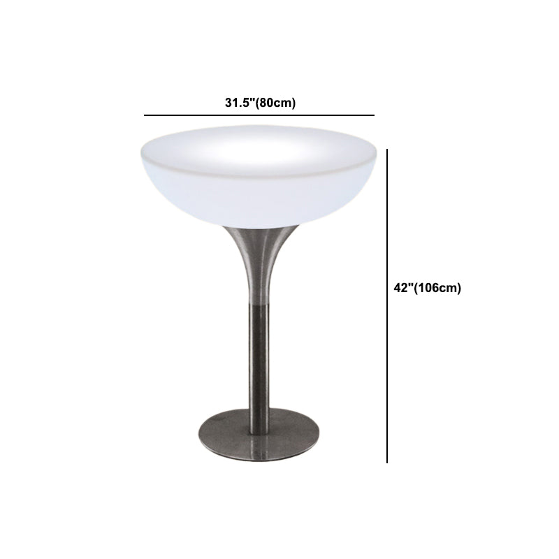Polyethylene Round Table Industrial Style Restaurant Nightclub Lighting Bar Table