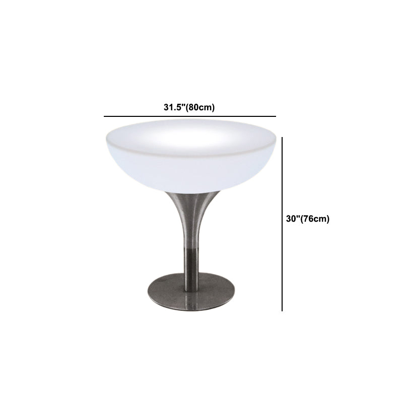 Polyethylene Round Table Industrial Style Restaurant Nightclub Lighting Bar Table
