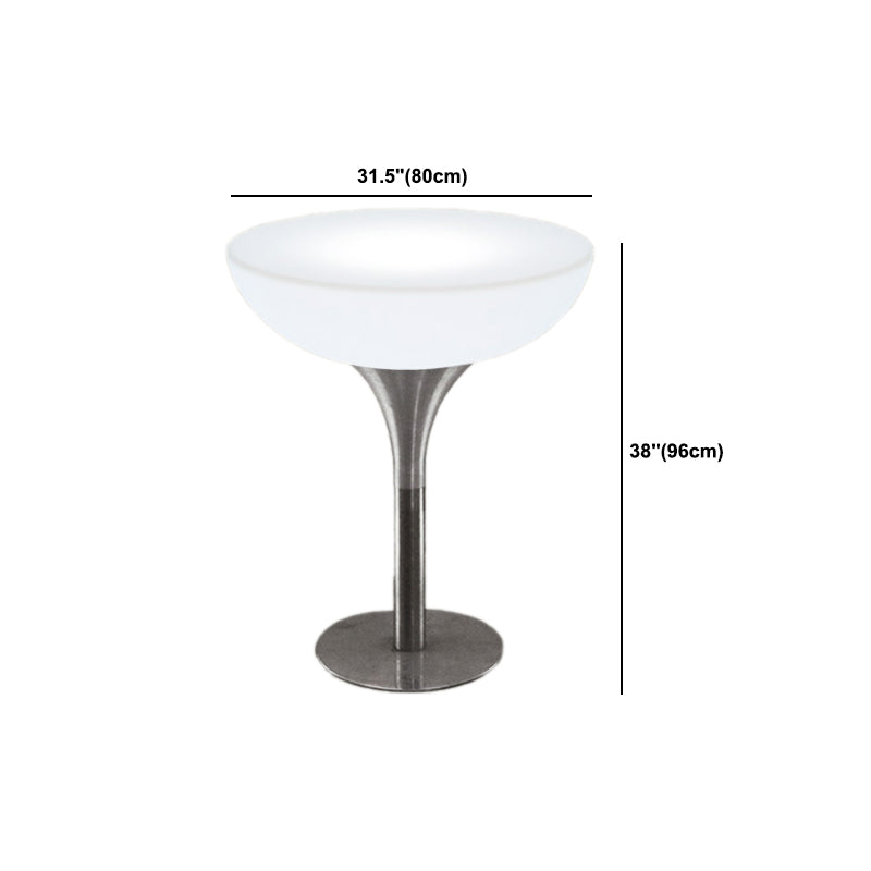Polyethylene Round Table Industrial Style Bar Lighted Bar Table