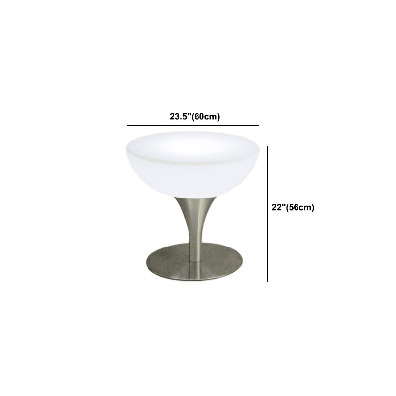 Polyethylene Round Table Industrial Style Bar Lighted Bar Table