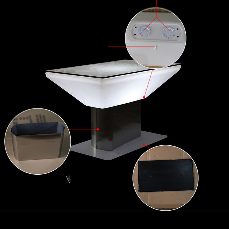 Polyethylene Square Table Industrial Style Restaurant Nightclub Bar Table