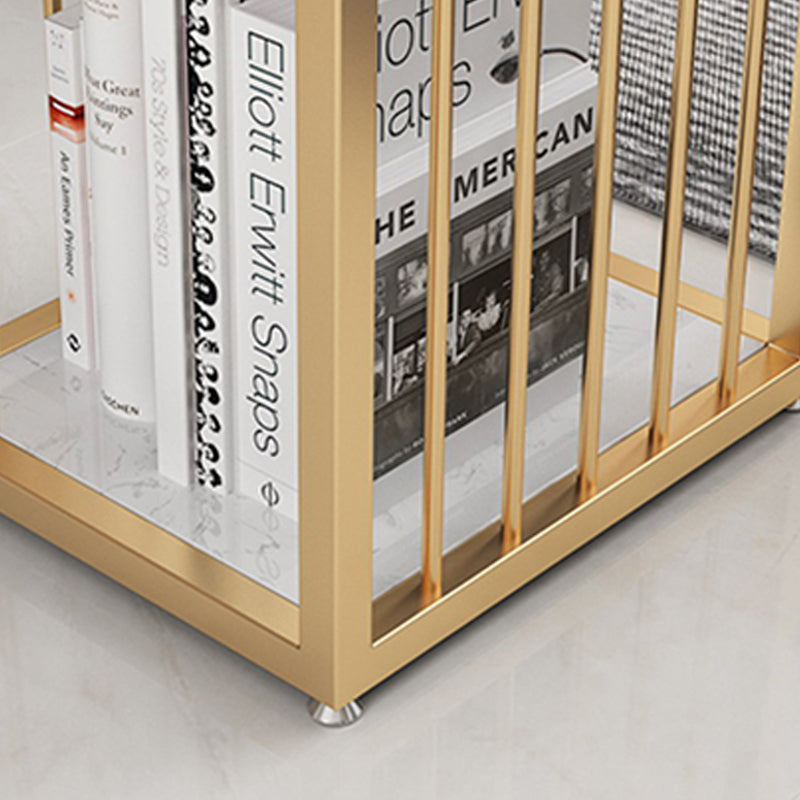 Iron and Marble Rectangular Table Modern Home Living Room Bar Table