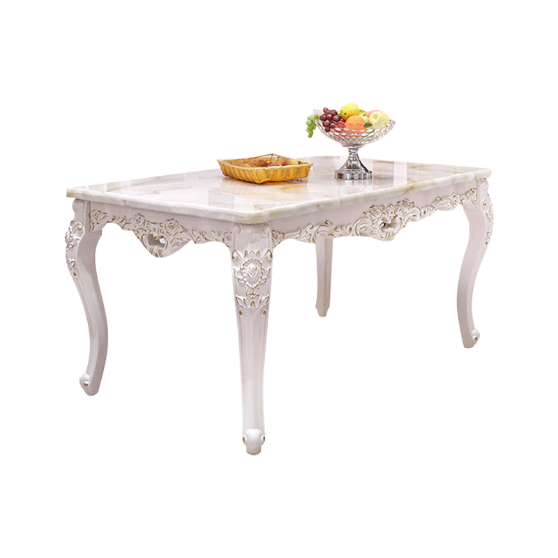 Victoria Style Rectangle Table Set 1/2/5 Pieces Dining Set for Home