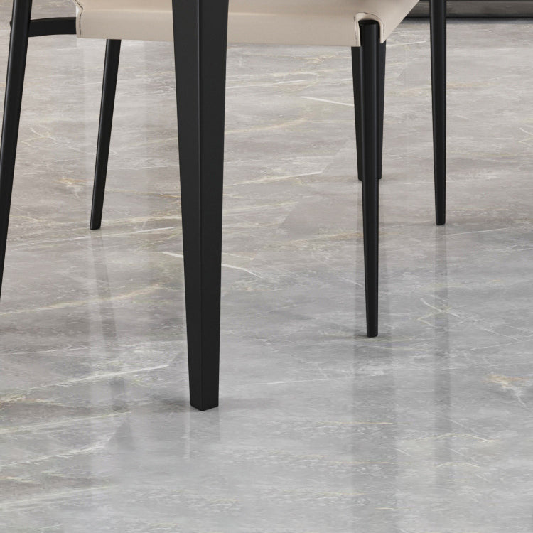 Modern 1/4/5/7 Pieces Rectangle Dining Set Sintered Stone Top Dinette Table Set