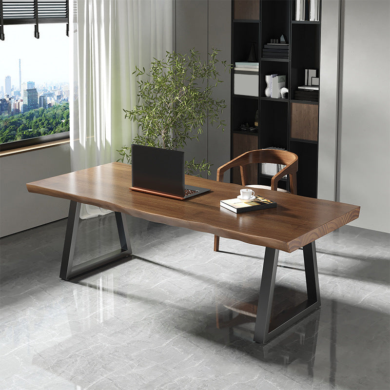 Industrial 1/2 Pieces Dining Set Solid Wood Dining Table for Home Use