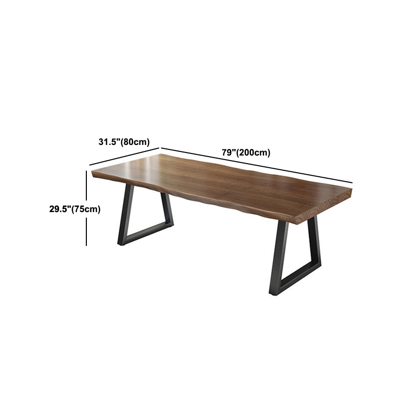 Industrial 1/2 Pieces Dining Set Solid Wood Dining Table for Home Use