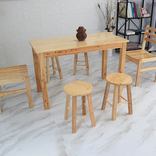 Traditional Wood Dining Set 1/2/3/5/7 Pieces Rectangle Dining Table Set