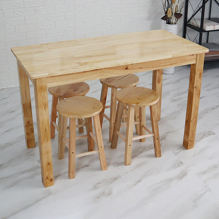 Traditional Wood Dining Set 1/2/3/5/7 Pieces Rectangle Dining Table Set