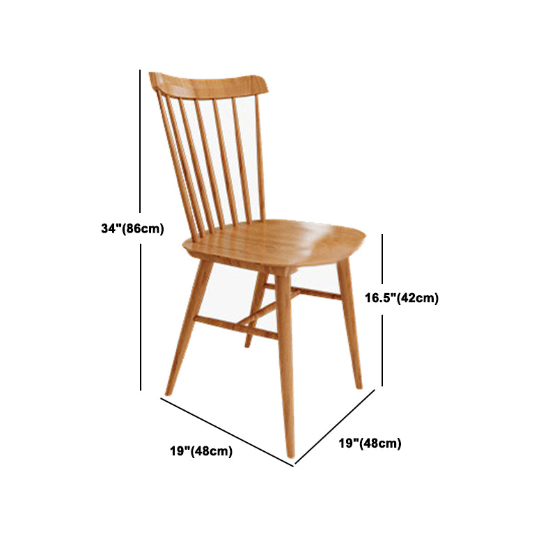 Modern 1/2/7 Pieces Rectangle Dining Set Solid Wood Dining Table with Wooden Chairs