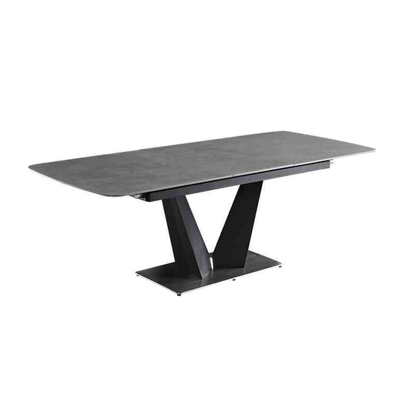 Contemporary Sintered Stone Dining Table Set 1/4/7 Pieces Dining Set for Small Space