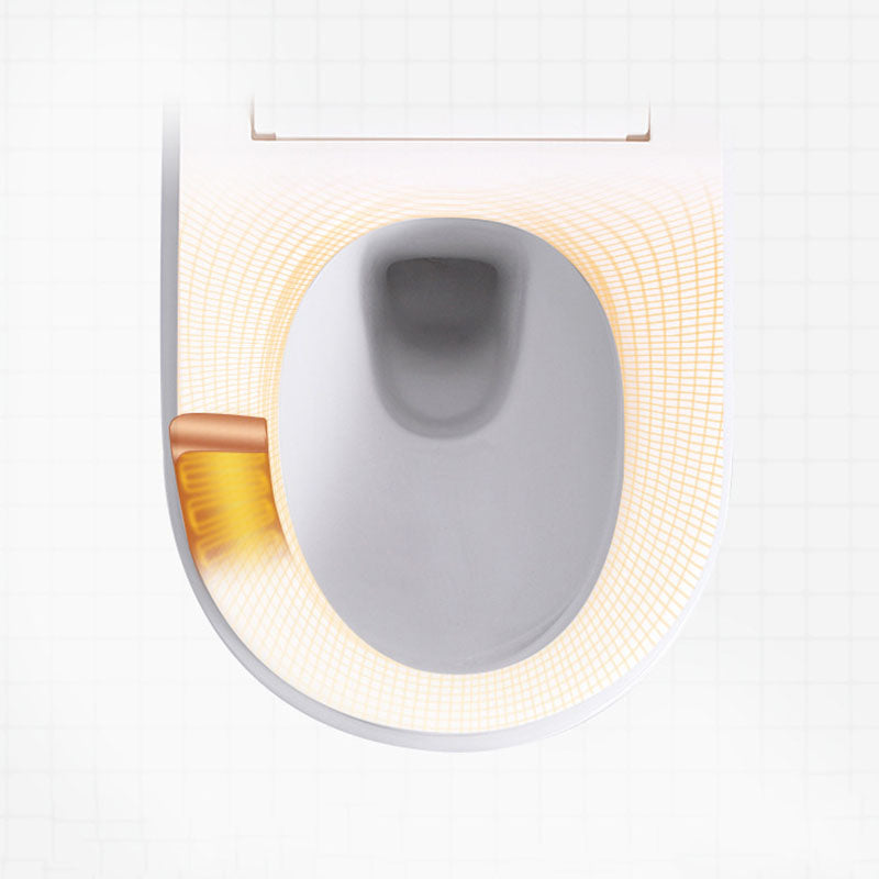 Wall Mount Modern Flush Toilet One-Piece Toilet Toilet Bowl for Washroom