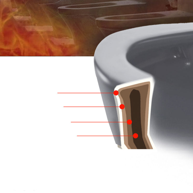 Traditional Flush Toilet Siphon Jet One-Piece Toilet with Slow Close Seat