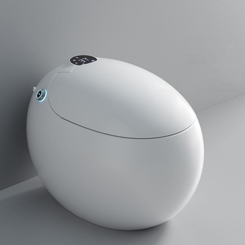 Modern Auto One Piece Toilet Siphon Jet Round Toilet with Sterilization Function