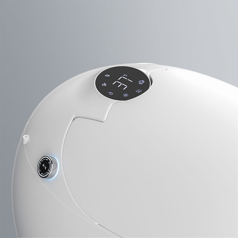 Modern Auto One Piece Toilet Siphon Jet Round Toilet with Sterilization Function