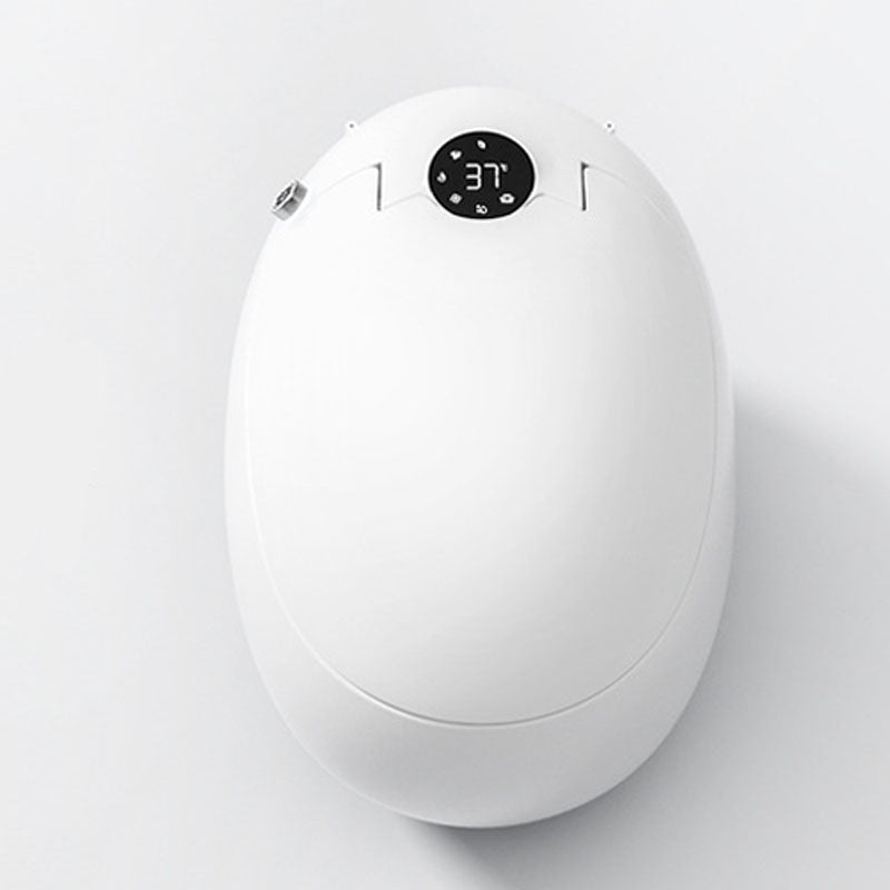 Modern Auto One Piece Toilet Siphon Jet Round Toilet with Sterilization Function