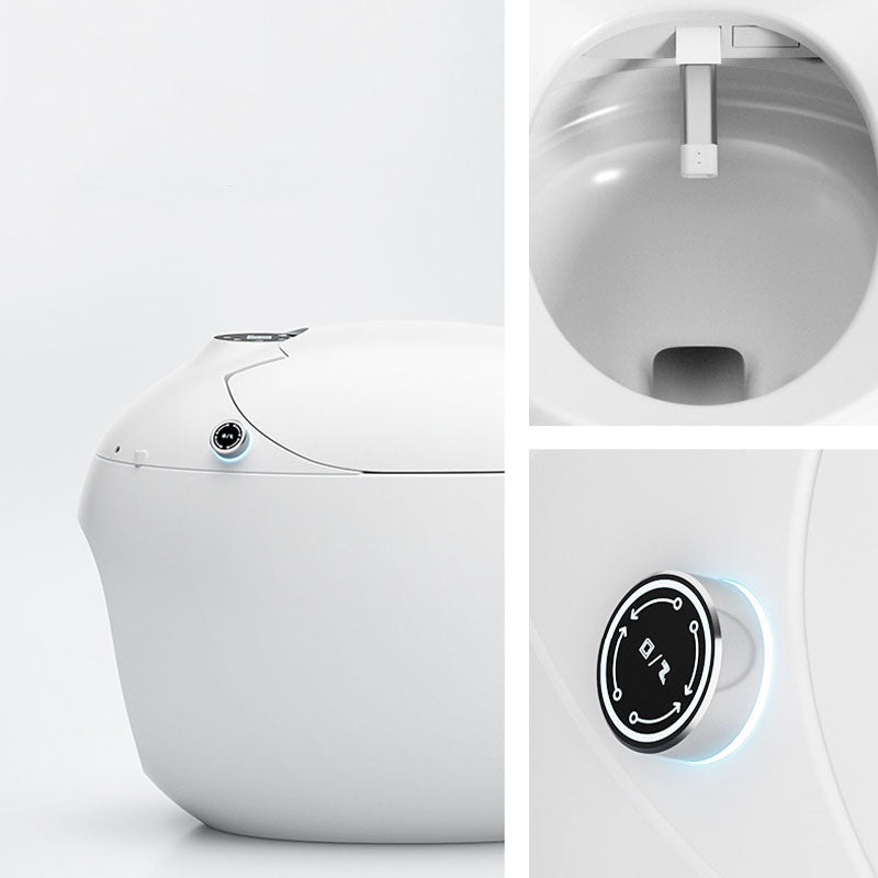 Modern Auto One Piece Toilet Siphon Jet Round Toilet with Sterilization Function