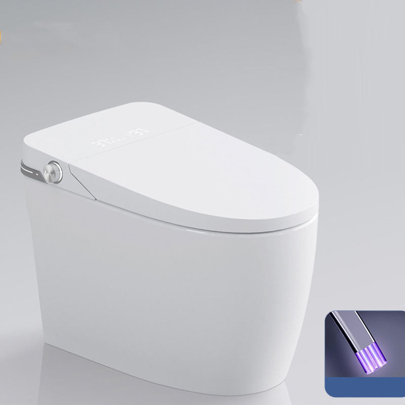 Ultraviolet Sterilization Toilet Elongated Floor Mounted One Piece Toilet