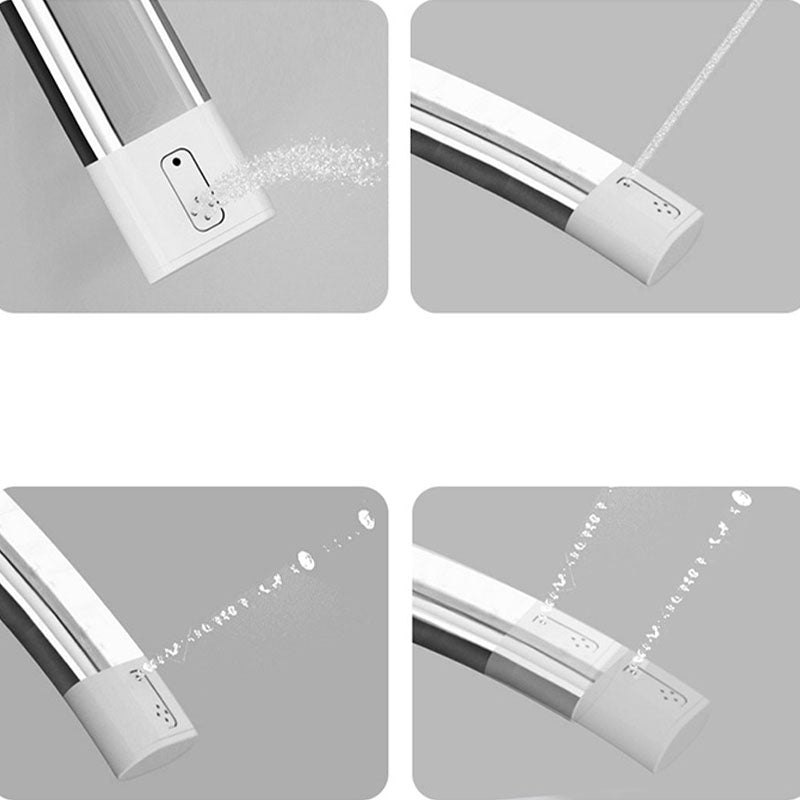 Elongated Toilet Wall Hung 1-Piece Automatic UV Sterilization Toilet with Concealed Tank