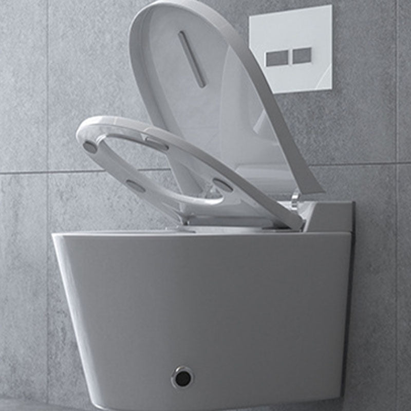 Wall Mount Toilet All-In-One Foot Induction Toilet with Concealed Tank