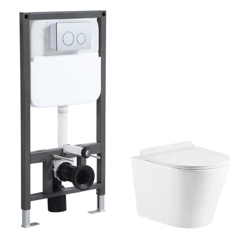Wall-mounted Toilet Household In-wall Hidden Water Tank Concealed Hanging Toilet