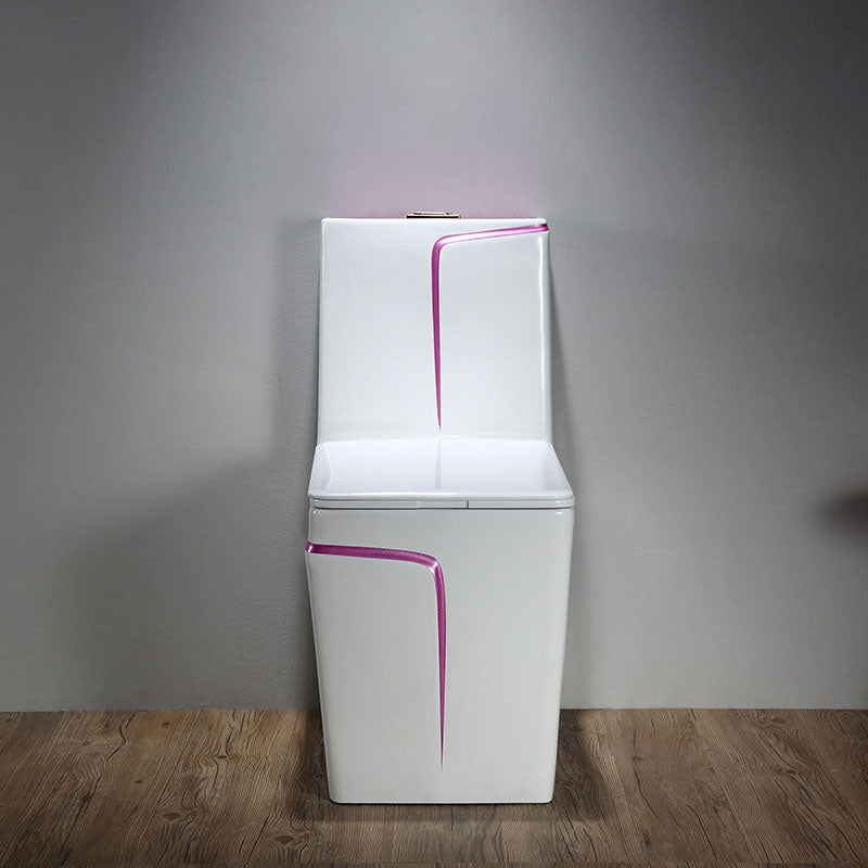 Simple Household Toilet Ceramic Siphon Jet Toilet with Pumping Mute Water-saving