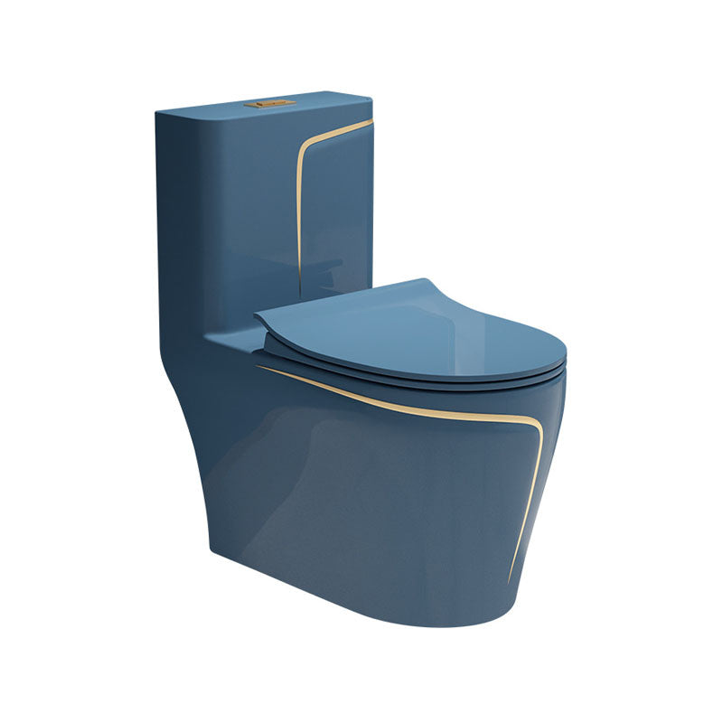 Water-saving Siphon Toilet Ceramic Elongated Dual Flush Household Toilet