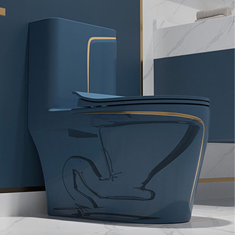 Water-saving Siphon Toilet Ceramic Elongated Dual Flush Household Toilet