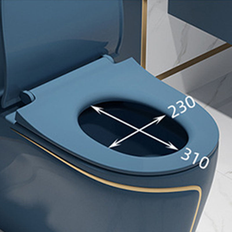 Water-saving Siphon Toilet Ceramic Elongated Dual Flush Household Toilet