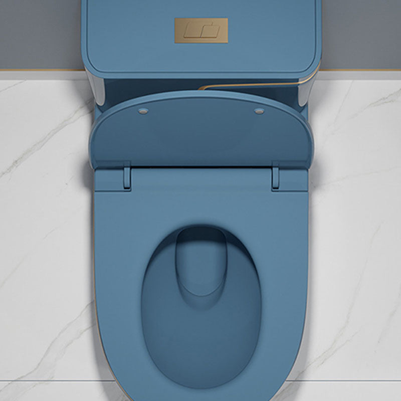 Water-saving Siphon Toilet Ceramic Elongated Dual Flush Household Toilet