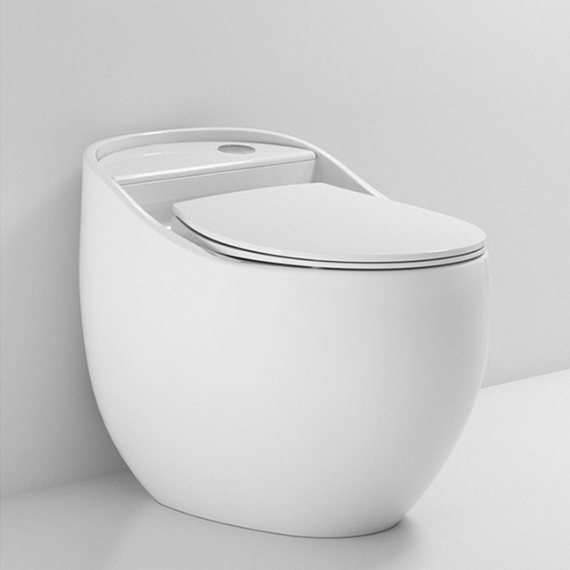 Round Siphon Type Household Toilet Small Apartment Large-caliber Silent Toilet