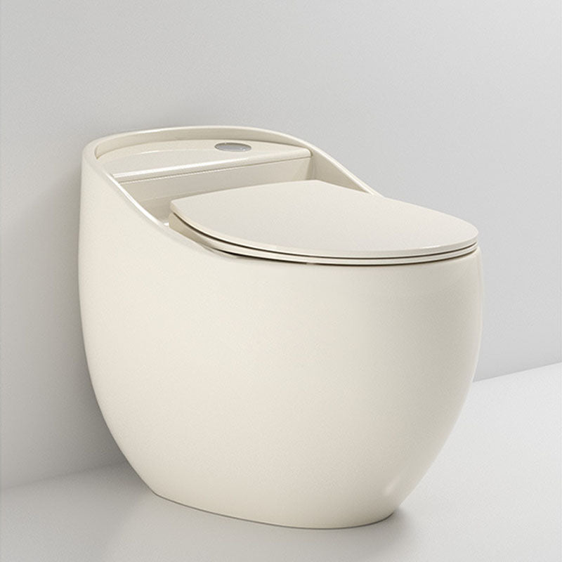 Round Siphon Type Household Toilet Small Apartment Large-caliber Silent Toilet