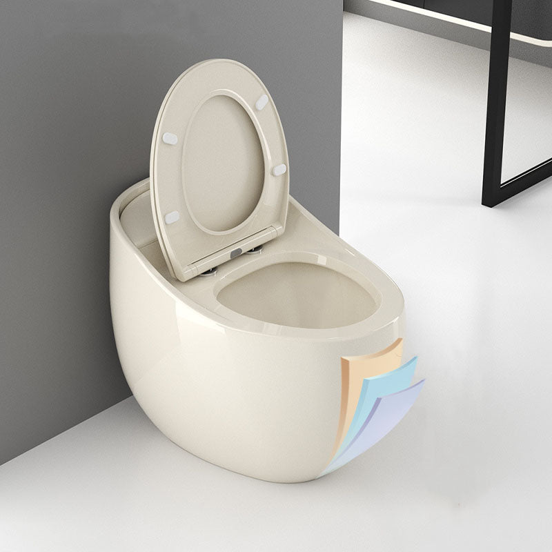 Round Siphon Type Household Toilet Small Apartment Large-caliber Silent Toilet