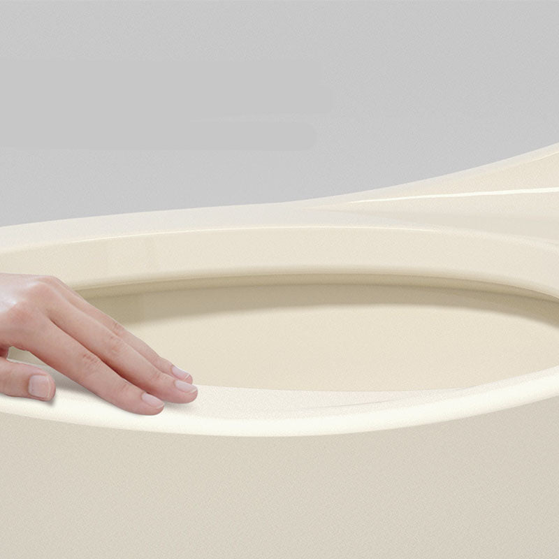 Round Siphon Type Household Toilet Small Apartment Large-caliber Silent Toilet