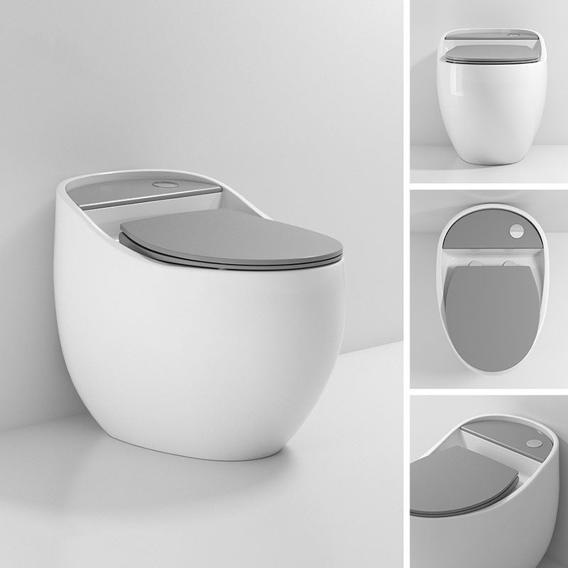 Round Siphon Type Household Toilet Small Apartment Large-caliber Silent Toilet