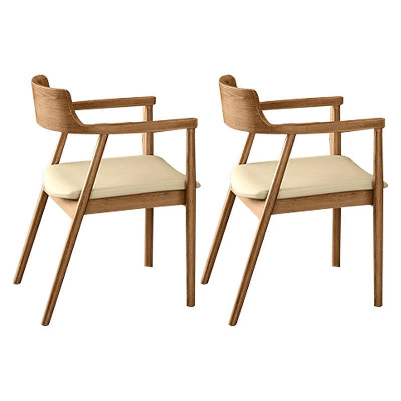 Modern Style Round Wood Table Set 1/2/4/7 Pieces Dining Set for Kitchen