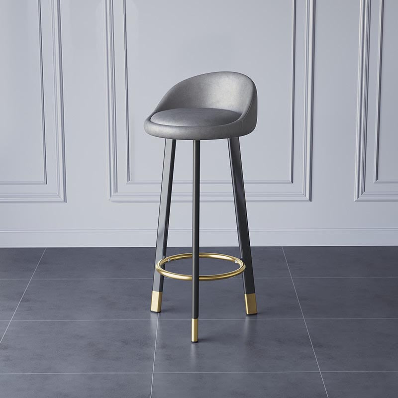 Contemporary Home Swivel Stool Matte Finish Upholstered Bar Stools